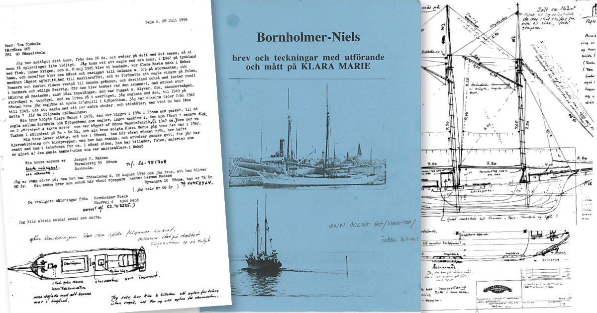 bornholmer-niels brev och teckningar